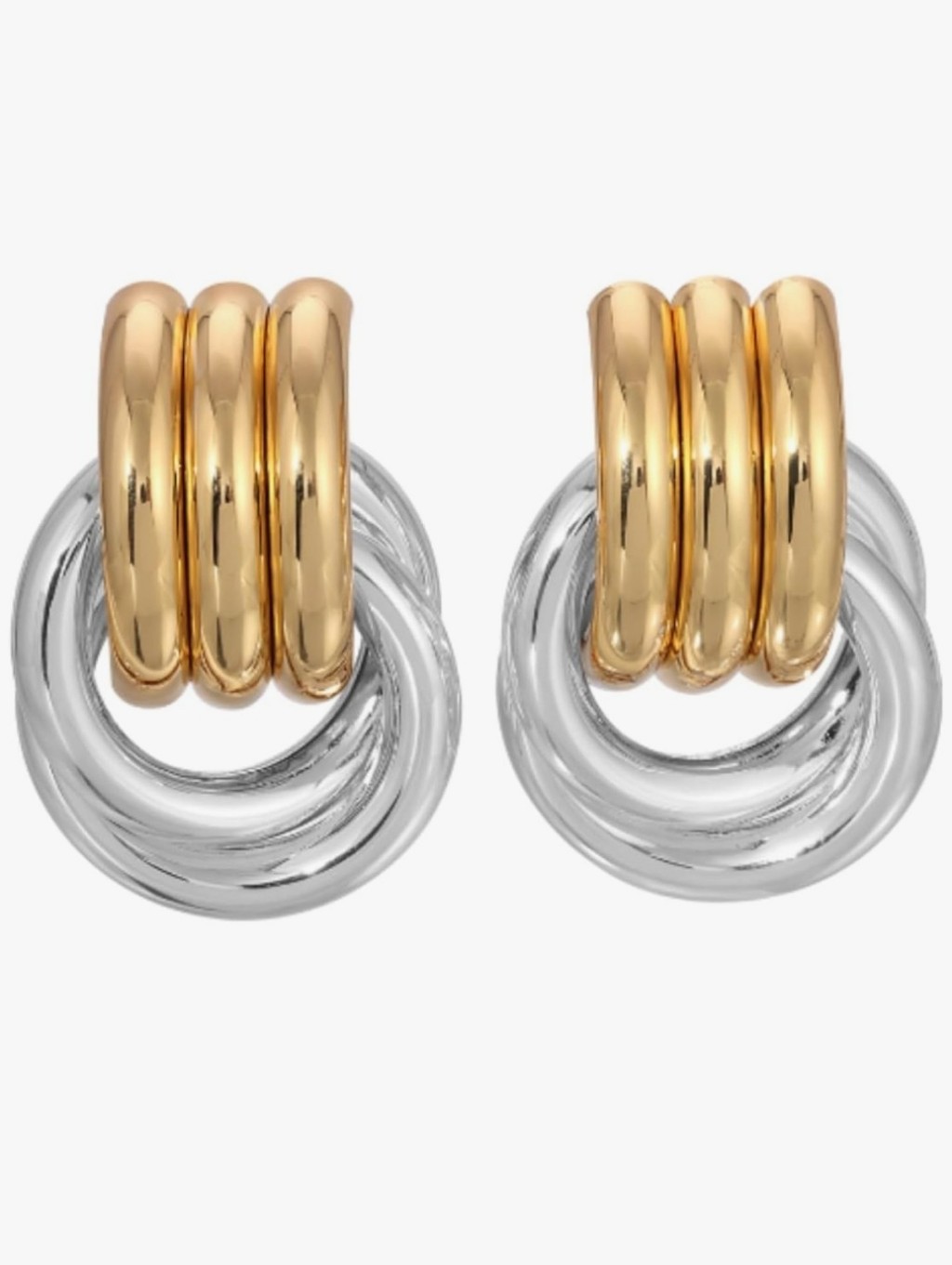 Heaven Mayhem Mini Knot Earrings Sculptural Twisted Design Lightweight Ne